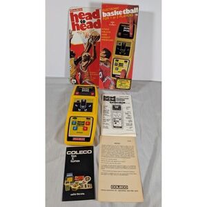 Vintage 1979 Coleco Head to Head Basketball Game - BOXED & COMPLETE -WORKS!